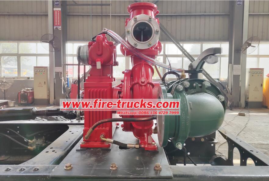 22Ton HOWO TX Fire Rescue Pumper fire pump