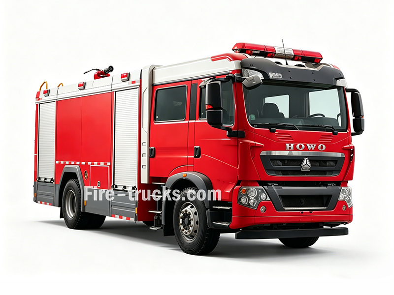 Guatemala HOWO 6000L Fire Water Spray Truck Guatemala HOWO 6000L Fire Water Spray Truck