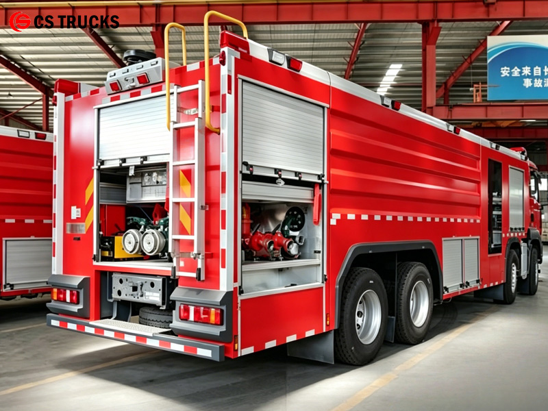 SITRAK 8×4 460 HP Industrial Foam Fire Truck SITRAK 8×4 460 HP Industrial Foam Fire Truck