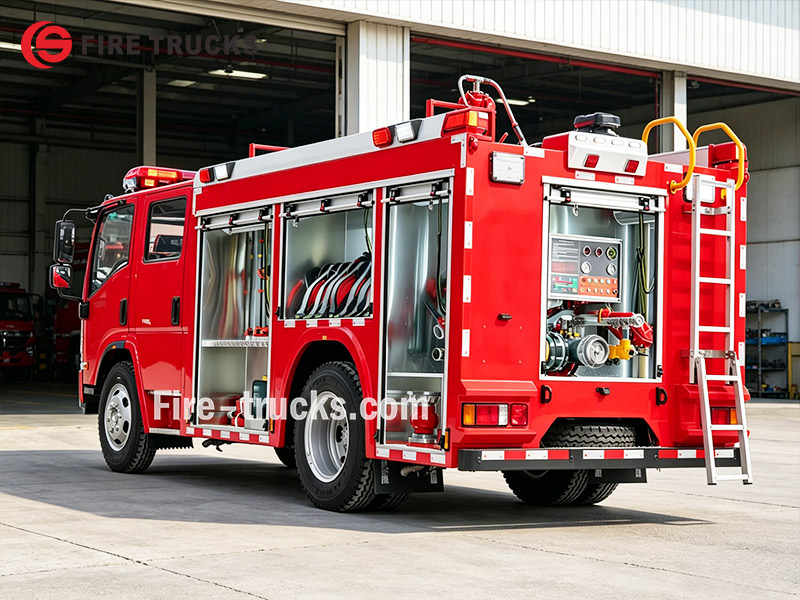 SUZU NPR 189HP 4x2 Airport Foam Fire Rescue Vehicle