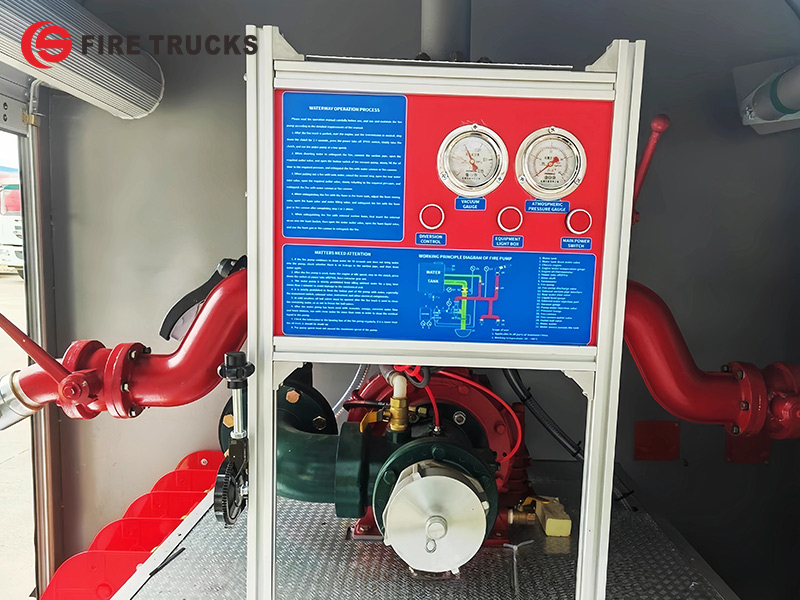 HOWO 4x2 foam fire truck control panel Philippines