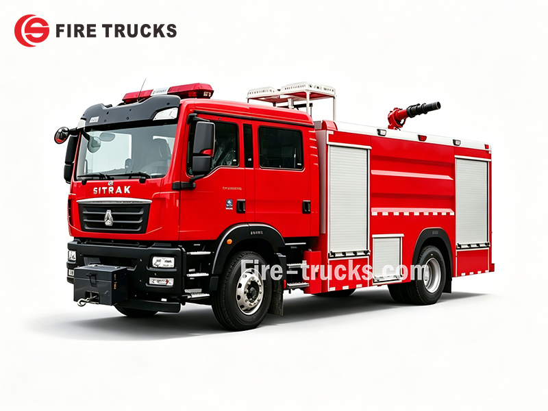 SITRAK HOWO Multi-stage Telescopic Lighting Mast Fire Command Vehicle Philippines