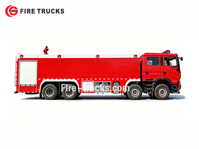 HOWO SITRAK 4x2 foam water fire truck with night lighting Philippines