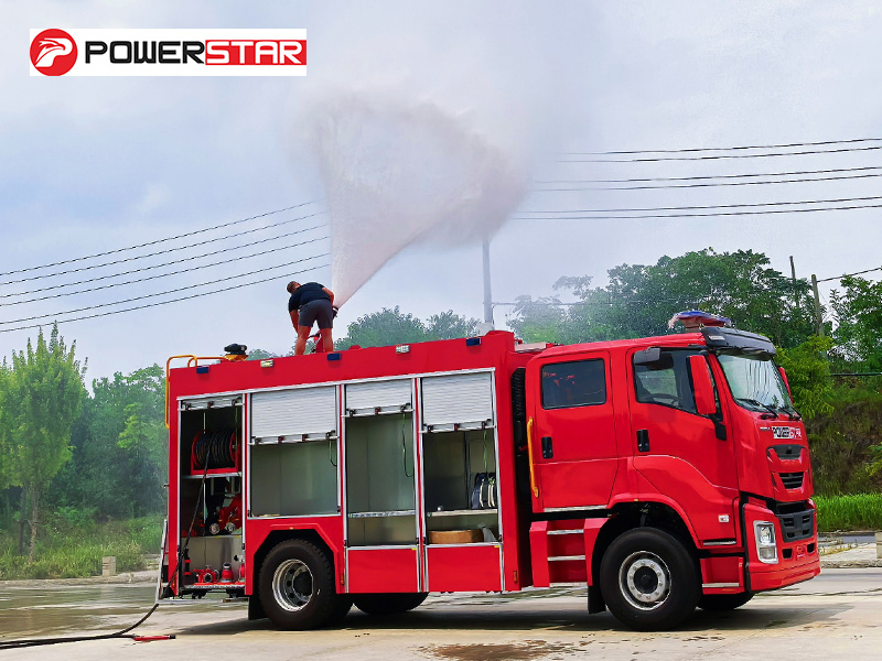 ISUZU 8000L Large Water Tender for Albania National Forest Fire Protection