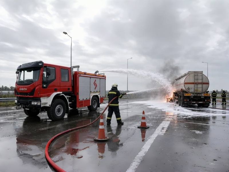 IVECO ML 150E24WS 4x4 Foam Fire Suppression Vehicle 3850L Water Foam Capacity 240HP Fire Rescue and Car Accident Emergency