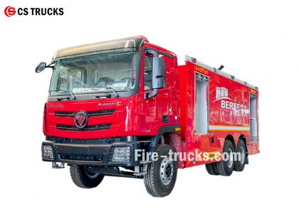 Foton Auman 6x4 12000L Foam Fire Engine Truck Export to Africa