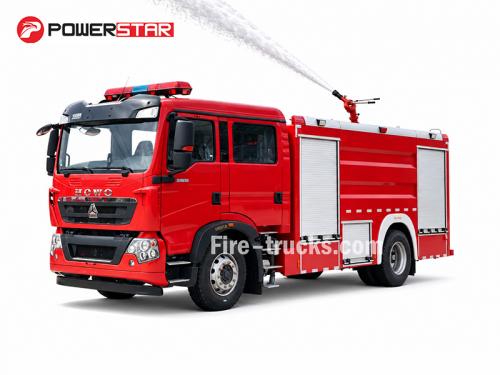 6 Ton Water Fire Brigade Truck HOWO - POWERSTAR Trucks